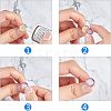 Ion Plating(IP) Adjustable 304 Stainless Steel Finger Rings Components STAS-P291-01H-G-5