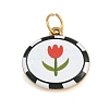 Printed 304 Stainless Steel Pendants SA-CBAE390-03G-1