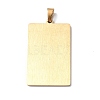201 Stainless Steel Pendant LS-STAS-B033-01G-22-2