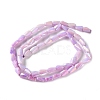 Ombre Effect Dyed Glass Beads Strands GLAA-I059-01A-2