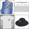 Rhinestones Sew on/Iron on Patches DIY-FG0001-38-8