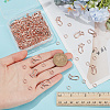 100Pcs Tibetan Style Hook and Eye Clasps FIND-GO0003-01RG-3