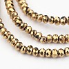Electroplate Glass Bead Strands X-EGLA-G014-2mm-FP02-2