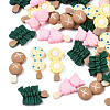Opaque Resin Cabochons CRES-S366-22-1