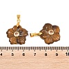 Natural Tiger Eye Carved Pendants G-A315-01G-07-3