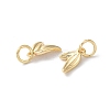 Long-Lasting Plated Brass Charms KK-K381-08G-02-2