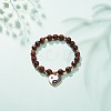 Natural Brecciated Jasper Stretch Bracelet BJEW-JB08525-02-2