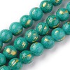 Natural Mashan Jade Beads Strands G-F670-A01-10mm-2