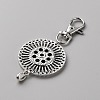 Alloy Snap Button Keychain Making FIND-WH0419-07C-2