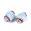 Handmade Millefiori Glass Barrel Beads LA-N002-02D-2