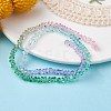 Transparent Baking Paint Glass Bead Strands GLAA-YW0003-17G-2