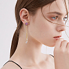 20Pcs 5 Color 304 Stainless Steel Stud Earring Finding STAS-DC0013-05-5