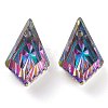 Embossed Glass Rhinestone Pendants GLAA-J101-01A-001VO-2