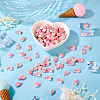 100Pcs Handmade Polymer Clay Charms CLAY-TA0001-96B-4