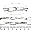 Textured 304 Stainless Steel Paperclip Chains CHS-H026-18P-2