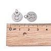 304 Stainless Steel Charms STAS-Q201-T445-2S-4