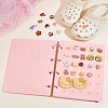 8 Pages Felt Shoe Charms Collection Binder Book AJEW-WH0038-94P-01-4