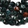 Natural Bloodstone/Heliotrope Beads Strands G-Z119-A16-03-5