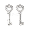 Non-Tarnish 304 Stainless Steel Pendants STAS-L022-374P-1