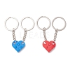 2Pcs 2 Colors Resin Keychains KEYC-JKC01024-1