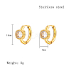 Cubic Zirconia Hoop Earrings VX9431-10-1
