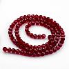 Transparent Glass Bead Strands GLAA-G013-8mm-97-2