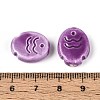 Handmade Porcelain Ceramic Beads PORC-T133-24F-3