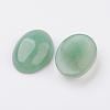 Natural Green Aventurine Flat Back Cabochons G-G741-18x25mm-14-2