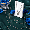 30Pcs Iron Ball Chain Necklace Making MAK-SP0001-08P-4