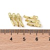 Brass Stud Earring Findings KK-B087-08G-3
