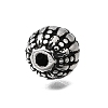 Engraved 304 Stainless Steel Beads STAS-H263-17AS-02-2
