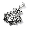 304 Stainless Steel Big Pendants STAS-Z098-02AS-2