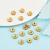 Brass Rhinestone Spacer Beads RB-A014-Z8mm-23G-5