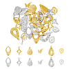 SUPERFINDINGS 48Pcs 12 Style Rack Plating Brass Pendants KK-FH0006-68-1