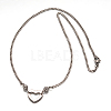 Heart 304 Stainless Steel Necklaces SJEW-F049-05-2