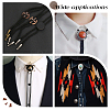   12Pcs 3 Styles Alloy Bolo Tie Slides Clasp Cabochon Settings FIND-PH0018-03-6