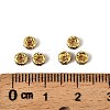 Brass Grade A Rhinestone Spacer Beads RSB034NF-05G-2