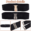 WADORN 2Pcs 2 Colors Polyester Elastic Corset Belts AJEW-WR0002-20B-3