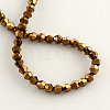 Electroplate Glass Bead Strands LS-EGLA-R094-4mm-04-2