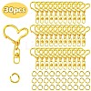 Alloy Heart Lobster Clasps KEYC-YW0001-20G-1