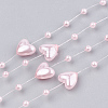 ABS Plastic Imitation Pearl Beaded Trim Garland Strand AJEW-S071-02B-1