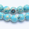 Synthetic Imperial Jasper Beads Strands G-F531-6mm-H04-3
