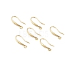 Brass Earring Hooks KK-I684-04G-NR-2