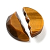 Natural Tiger Eye Butterfly Wing Cabochons G-D078-02A-2