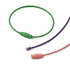 Spray Painted 201 Stainless Steel Wire Cable Keychains BJEW-YW0001-10A-4