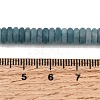 Frosted Dyed Natural White Jade Beads Strands G-K389-C43-01A-01-5