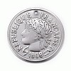 304 Stainless Steel Coin Pendants STAS-P218-03-1