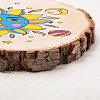 Printed Wood Round Sheets AJEW-WH0363-004-4