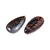 Natural Dragon Veins Agate Pendants G-N0325-16B-3