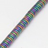 Electroplate Non-magnetic Synthetic Hematite Beads Strands G-J164B-4mm-03-3